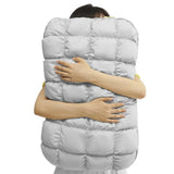 Fluffy Pillow Breathable Cute Pineapple Puff Pillow for Bedroom Sofa - Grey V1263-JX-8062-3