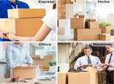 2 Pack Packaging Tape with Dispenser Strong Transparent Adhesive Tape for Boxes Moving Parcels V1258-DP02-BOL-757