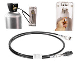CGA320 1.5m Soda Hose Adapter CO2 Gas Cylinder Refill Adapter Connector Soda Accessory V1294-YM0901-3113210020211