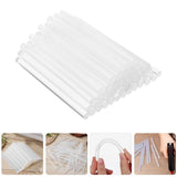 Hot Glue Sticks White Strong Adhesive for Office Use and DIY Crafts 100Pcs V1366-AZ2-W-12206