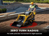 BAUMR-AG BSR5000 Mini Loader Skid Steer, with Bucket, 10hp OHV 4-Stroke Petrol Engine, 200kg Rated V219-GSDSKDPCTB5A