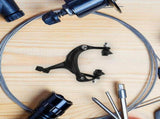 Aluminum Brake Calipers, Black, 1 Pair, , Quiet , Easy and Firm Installation V1369-AZ3-W-15704