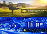 Solar String Lights Outdoor, 2 Pack LED Solar Outdoor Lights Solar Fairy Lights with 8 Lighting V1107-124-87116-BLU3