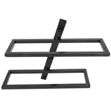 Wall Mounted Red Wine Bottle Holder Rack Storage Shelf for Household Kitchen Bar Decor2 Bottle V1294-YM0718-3115200131111
