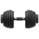 LSG Adjustable Dumbbells 2.5kg-24kg with Dumbbell Stand V420-DBADJUST52.5PAIR-STAND