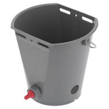 8L Feeder Bucket with 2 Nipple Milk Feeding Barrel Livestock Farm Accessory GrayFor Lamb V1294-YM0901-3111210205112