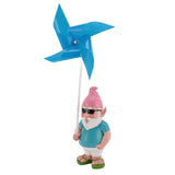 Garden Gnome Statue with Big Windmill Yard Art Sculpture Resin for Indoor Outdoor Patio Lawn Garden V1294-YM0901-3111240259311