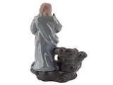 Ceramic Incense Holder Censer Smoke Backflow Incense Burner Decor Ornament V1294-YM0901-JY24724-01