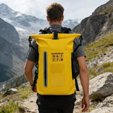 6.6 Gallon Outdoor Backpack, Detachable Shoulder Straps, Transparent Window & Buckle Clips, Suitable V1232-HWFSBB-005