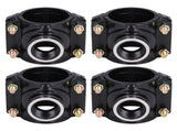 4 Sets Water Drain Saddle Plastic Pipe Additional Quick Connector Tee Kit G1 Female Thread V1294-YM0715-3111210455411