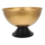 Plated Gold Flower Vase Iron Pot with Wide Mouth for Elegant Table Centerpieces V1192-AZ-W-27576