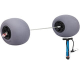 Beach Balloon Wheels, 13" Sand Tires with 32" Stainless Steel Axle, TPU Cart Tires for Kayak Dolly, V952-STLYCDZCBDD124PPJV0
