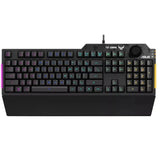 ASUS RA04 TUF GAMING K1 RGB Keyboard, Volume Knob, 19 Key Rollover, Spill Resistance, Programmable V1202-V2-KBA-TUF-GAMING-K1