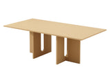 Walnut Melamine Dining Table 8 Seater V912-22APLD006-WALNUT