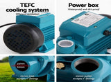 Giantz Peripheral Water Pump Auto Controller Booster Garden Irrigation 0.5HP PUMP-QB60-2M