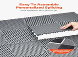 Interlocking Drainage Mat, 41.5 x 41.5 cm Modular Interlocking Cushion, 24 Pcs Splicing Drainage V952-CKPSD157157IYIV1HV0