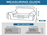 2 Pieces Loveseat Covers Fit Lovesat Width Up to 70 Inch Furniture Cover/Protector, Jacquard Spandex V1258-DP02-F-647