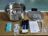 Wireless Pet Water Fountain with 4L Capacity, 304 Stainless Steel, Smart Sensor Water Circulation, V1341-ZY-QUWZVFV6-E3