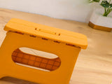 Folding Step Stool Portable Strong Space Saving Plastic Footstool for Adults and Kids Yellow V1294-YM0716-3116220006212