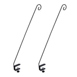 2pcs Extended Fence Deck Hook Rail Hook Heavy Duty Bird Feeder Hook Adjustable for Bird Feeders V1294-YM0901-3111240225711
