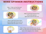 4 Pack 10 Inch Sublimation Wind Spinner Blanks, 3D Aluminum Wind Powered Kinetic Sculpture, Spinner V1192-AZ-W-4938