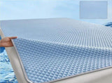 Cooling Mattress Pad, Ice Silk Mat, Breathable Summer Sleeping Mat for Home Use, Soft V1366-AZ2-W-23192