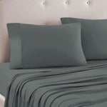 Art Terrace Microfiber Sheet Set King 33cm Wall Grey V442-ATX-SHEETS-24MICROFBER-GREY-KI