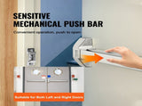 Push Door Locks, Stainless Steel Panics for Exit Doors, with Exterior Lever and 3 Keys, Push V952-FZL31YCBXG0013KC1V0
