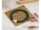 Cross Bracelets for Women Men, Christian Gifts for Women, Religious Gifts Cross Beaded Bracelet, V1366-AZ2-W-13580
