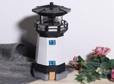 Outdoor Solar Power Rotating LED Light Landscape Lamp Garden Courtyard Decoration White LightBlack V1294-YM0901-3119200060911
