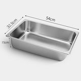 SOGA 6X Gastronorm GN Pan Full Size 1/1 GN Pan 15cm Deep Stainless Steel Tray GASTRONORMPANS5405X6