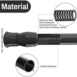 4 Pcs Window Security Bars Adjustable Spring Tension Rod Sliding Glass Door Stick for Door with V1369-AZ3-W-16340