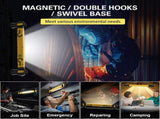 Rechargeable LED Work Light, Magnetic 360 Rotating Inspection Lamp With 6000mAh Battery, For Auto V1237-ZY-807-204