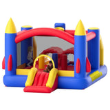 Inflatable Bounce House, Outdoor High Quality Playhouse Trampoline, Jumping Bouncer with Blower, V952-CQCBBHYC101164JT9V3