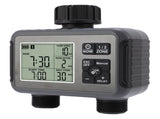 Automatic Irrigation Timer LCD Display 3/4-1/2 Inch Faucet 2 Zone Watering Timer for Outdoor Garden V1294-YM0901-3111250071811