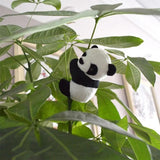 Mini Panda Figurines,Cute Panda Bamboo Toys Panda Cake,Panda Clips Curtain Holder,Home V1259-DP01-A-3055