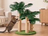 PaWz Cat Scratching Post 3 Heights Sisal Balls for Indoor Kitten Adult Green PT1460-AU