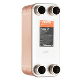 VEVOR 50 Plate Heat Exchanger 4*1-1/4" MNPT Ports 5"x 12" Brazed 316L St. Steel V952-QHBSHRQ512506DE54V0