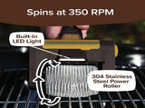 Electric Grill Cleaner Bristle Free Cordless, Rechargeable BBQ Grill Brush with 350 RPM Stainless V1192-AZ-W-0104