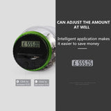 Digital Piggy Bank UK Coin Counter - Large Transparent Piggy Bank with LCD Screen - Piggy Bank as a V1259-DP01-BO-213