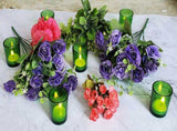 40 Bulk Pack Green Glass Votive Candle Holders Table Centreoieces Xmas Wedding Anniversary Event V382-GREENCHX40