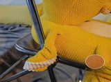 Octopus Cushion Floor Cushion Novelty Seating Plush Floor Cushion Kids Room - Yellow - Size M V1102-102-94643-YEL-M