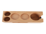Wood Coffee Filter Tamper Holder Wooden Coffee Tamper Mat Stand for Home Cafe Restaurant Hotel V1294-YM0703-3118230076012