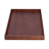 Walnut Tray Rectangular Tea Set Tea Cup Storage Plate Fruit Plate for Home Office Tea Food Fruit V1294-YM0721-3118210094111