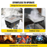Maple Syrup Evaporator Pan 76x41x24 cm Stainless Steel Maple Syrup Pan with Valve for V952-ZFQ16X30000000001V0