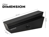 900mm Black Pair of Under Tray Undertray Tool Box Steel Underbody Toolbox Truck V379-UTSBLCK900