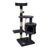 Furtastic 110cm Cat Tree Scratching Post - Dark Grey CAT-EJT-364-DGY