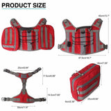 Black Dog Tactical Backpack Harness - Adjustable Outdoor Camouflage Saddle Bag for Dogs V888-ELOSUNG12562