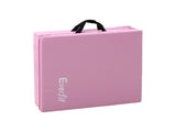 Everfit 180x60cm Gymnastics Mats Folding Exercise Floor Mat Portable 3 Fold Tumbling Mat Pink ECM-A-180-PK