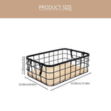 Large Wire Storage Basket Wire Basket Iron 1Set V1192-AZ-W-27380